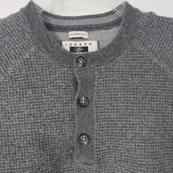 Joseph Abboud Men's Gray Sweater - Picture 4 of 5